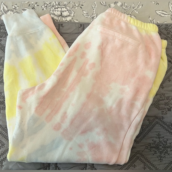 Aerie Pastel Weekend Tie Dye oversized Sweatpants joggers - Picture 14 of 16